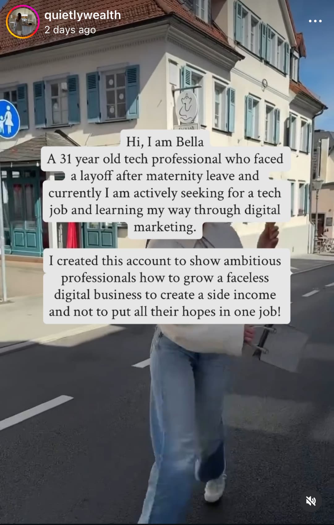 QuietlyWealth Instagram image