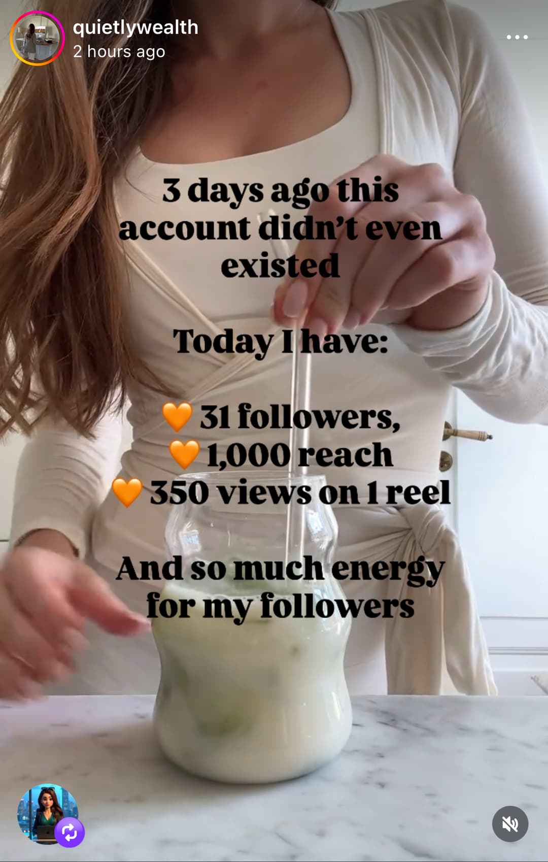 QuietlyWealth Instagram image